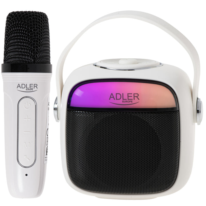 Draadloze luidspreker Adler, met microfoon, voor karaoke, Bluetooth, AD 1199 W