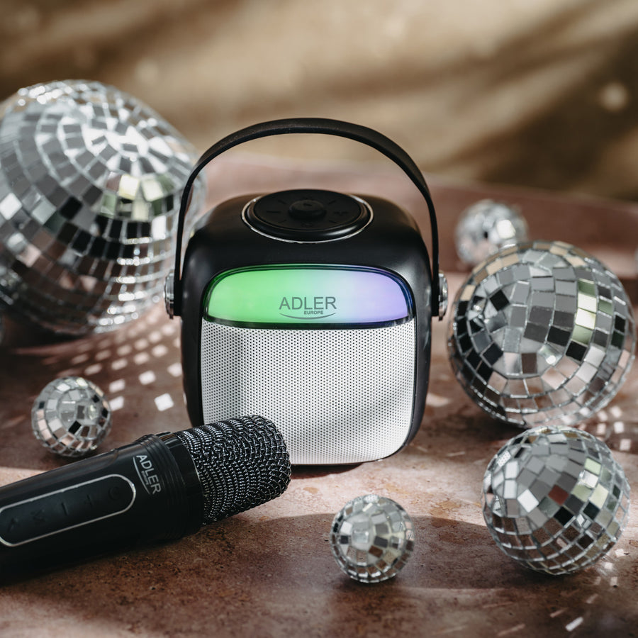 Draadloze luidspreker Adler, met microfoon, voor karaoke, Bluetooth, AD 1199 B