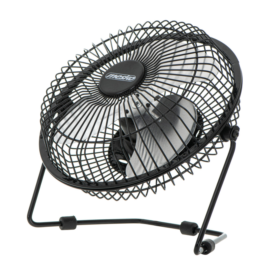 Mesko-burea ventilator, diameter 15 cm, USB-voeding, verticale oscillatie, MS 7322
