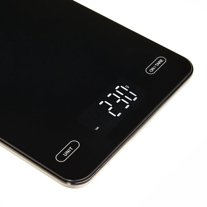 Keukenweegschaal, Adler, zwart 10 kg, oplaadbaar via USB, AD 3177