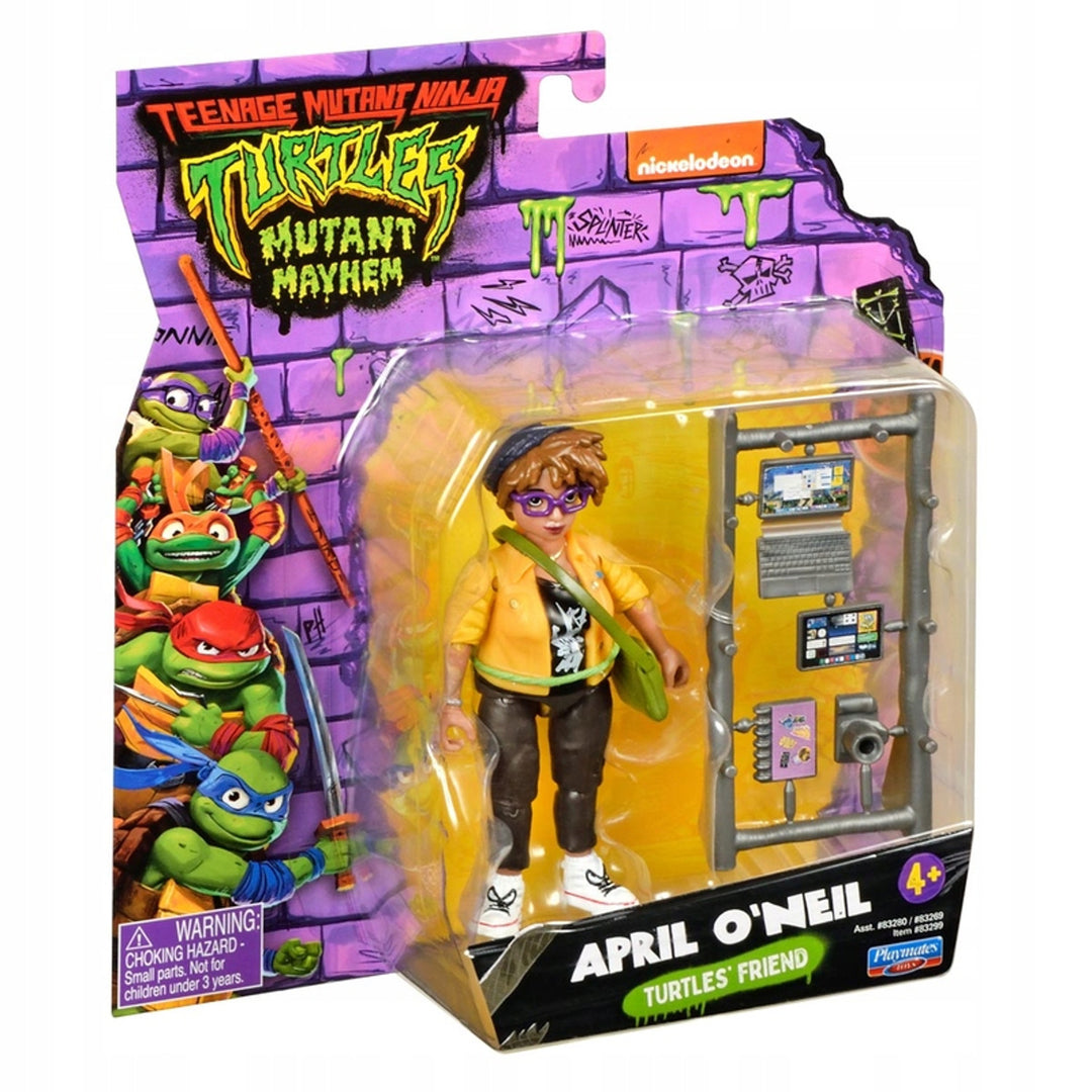 April O'Neil beeldje met accessoires Ninja Turtles Warriors
