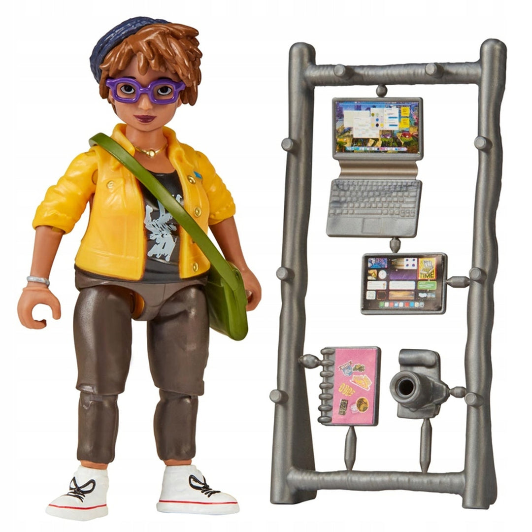 April O'Neil beeldje met accessoires Ninja Turtles Warriors