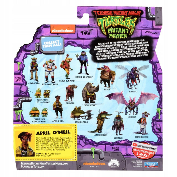 April O'Neil beeldje met accessoires Ninja Turtles Warriors