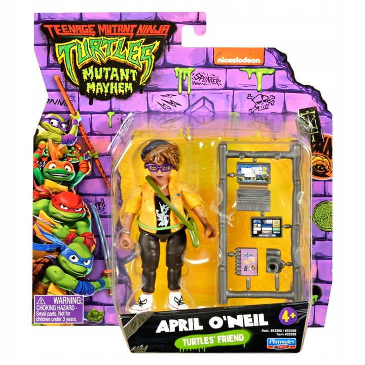 April O'Neil beeldje met accessoires Ninja Turtles Warriors