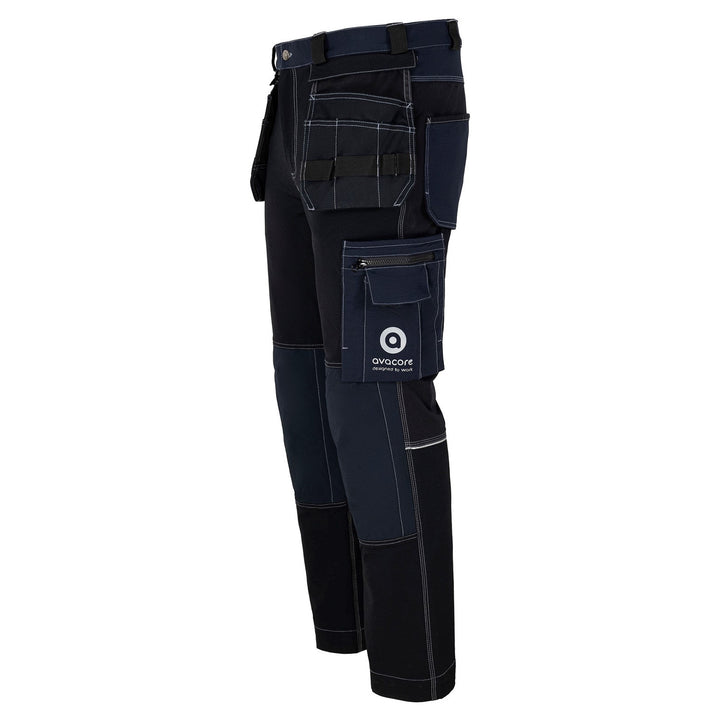 Avacore taillebroek, stretch, cordura, zwart en marineblauw, maat 48, Avaflex