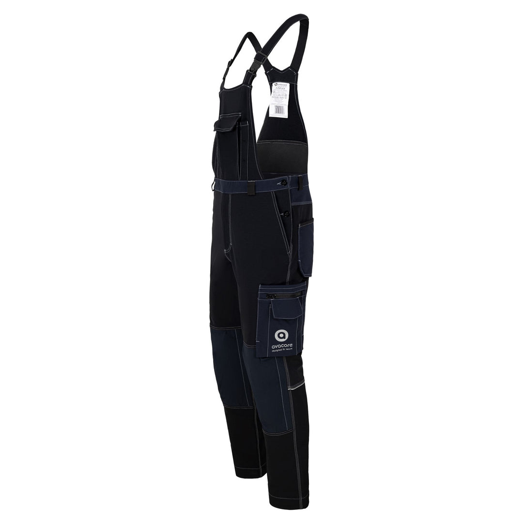 Avacore tuinbroek, stretch, cordura, zwart en marineblauw, maat 56, Avaflex