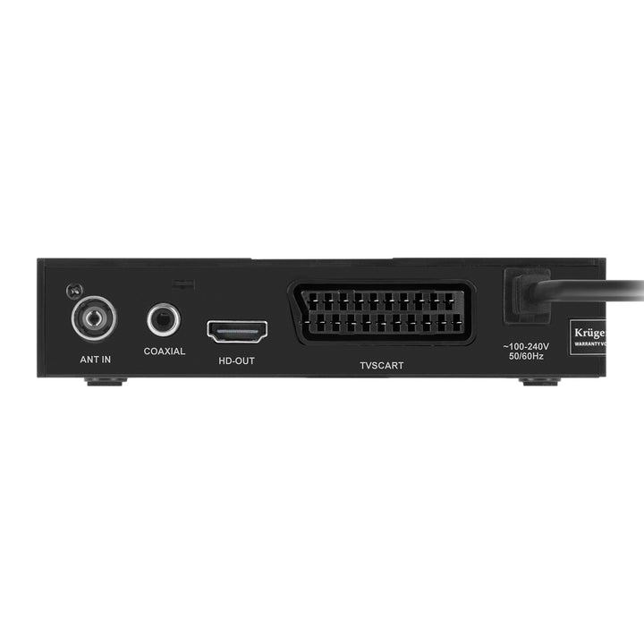 Tuner-decoder DVB-T2 KM0550D H.265 HEVC EPG PVR Timeshift Kruger&Matz
