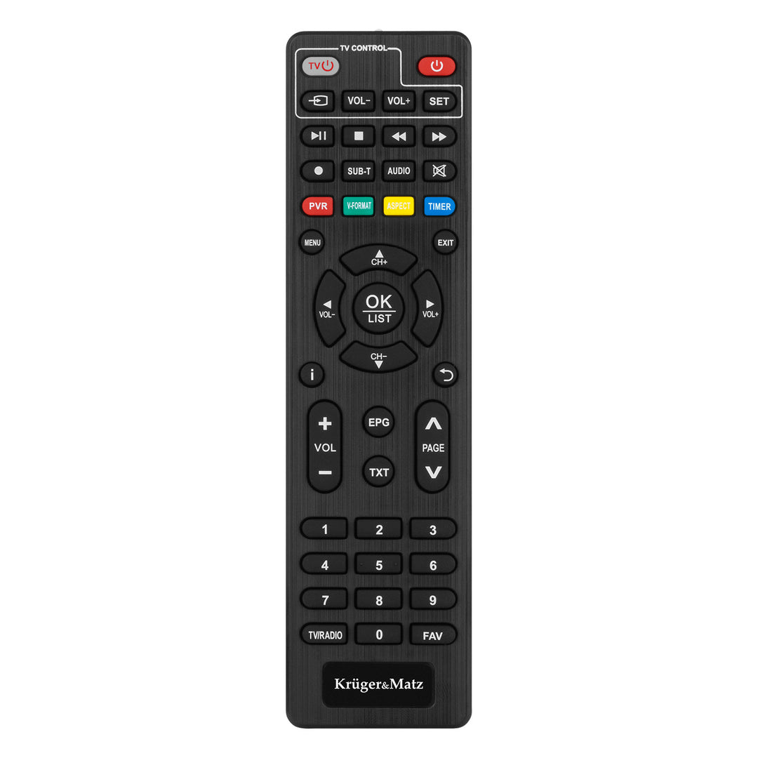Tuner-decoder DVB-T2 KM0550D H.265 HEVC EPG PVR Timeshift Kruger&Matz