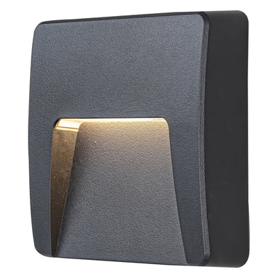 Rabalux wandlamp, buiten, IP65, LED 3W, antraciet, Trento