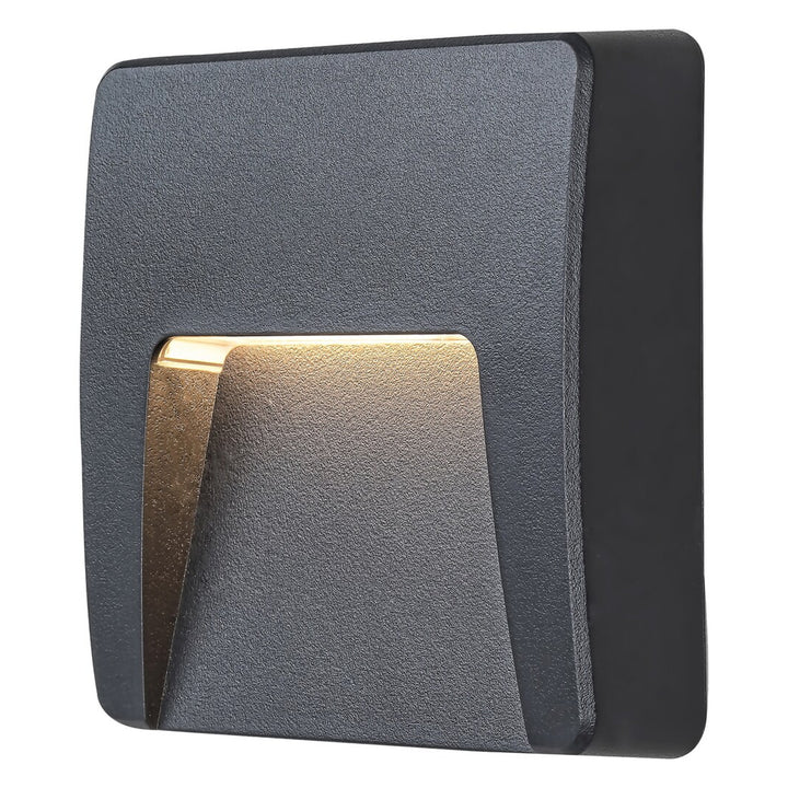 Rabalux wandlamp, buiten, IP65, LED 3W, antraciet, Trento