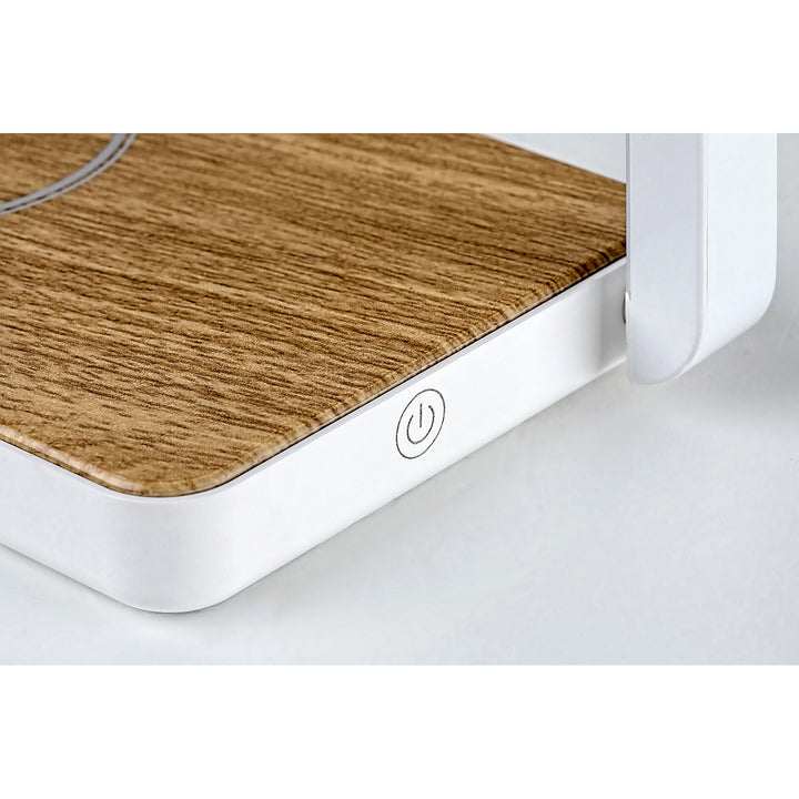 Rabalux bureaulamp, 4W LED, QI inductieve oplader, Buldus