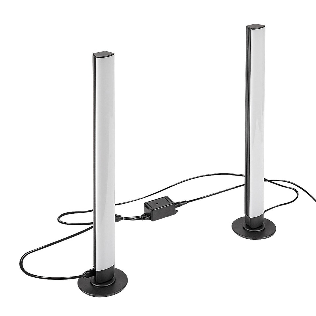 Rabalux staande lamp, vloerlamp, 5W LED, RGB, zwart, Paco