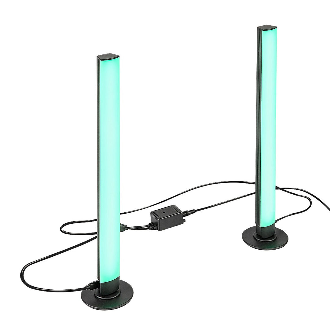 Rabalux staande lamp, vloerlamp, 5W LED, RGB, zwart, Paco