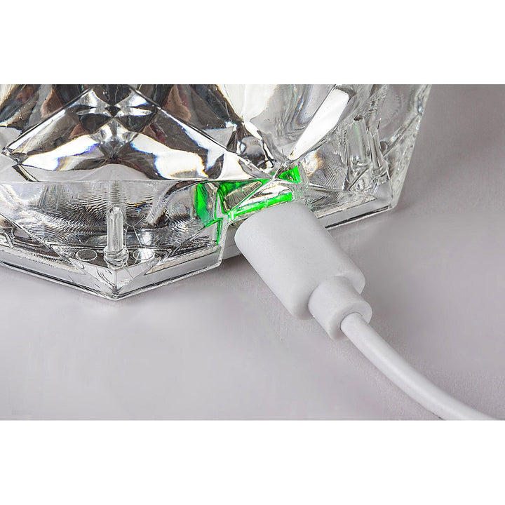 Rabaux decoratieve lamp, kristal, 1.5W LED, RGB, Siggy