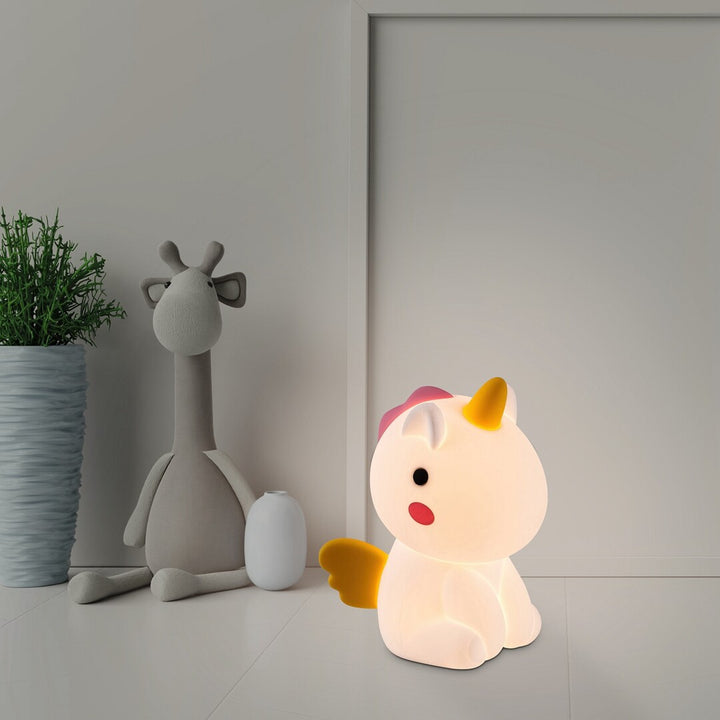 Rabalux kinderlamp, eenhoorn, LED RGB, warm wit, IP20, Unicoo