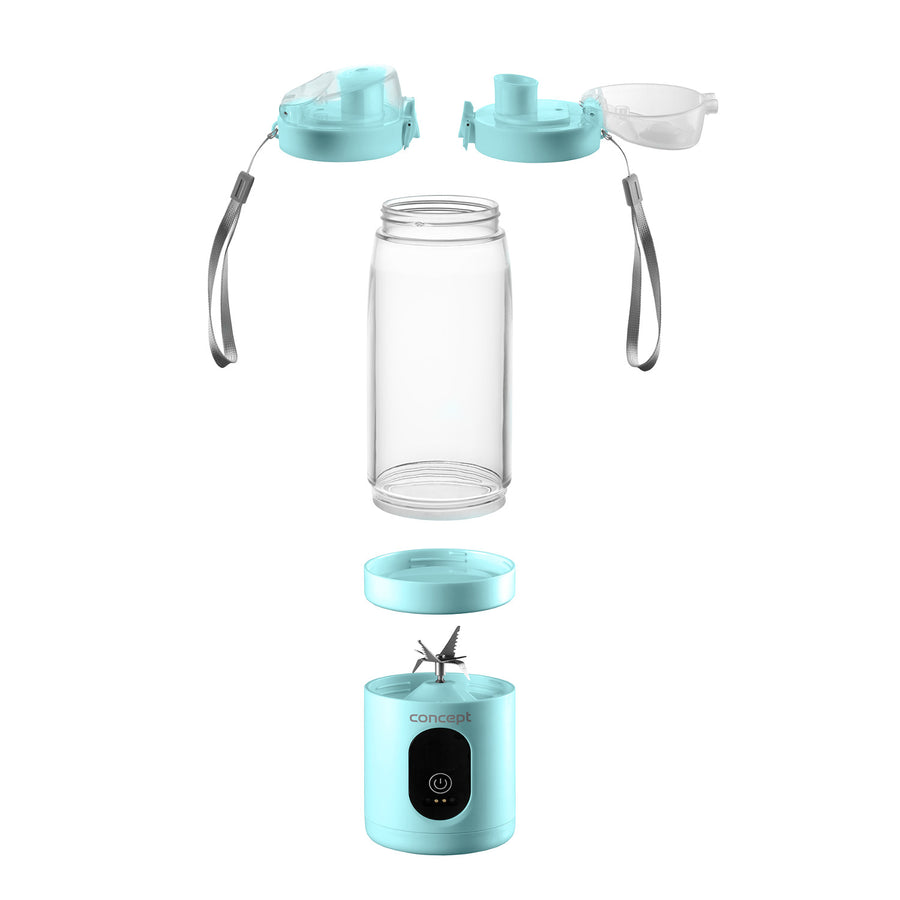 Concept staafmixer, 600 ml, oplaadbaar Li-Ion, blauw, FitMaker SM4002