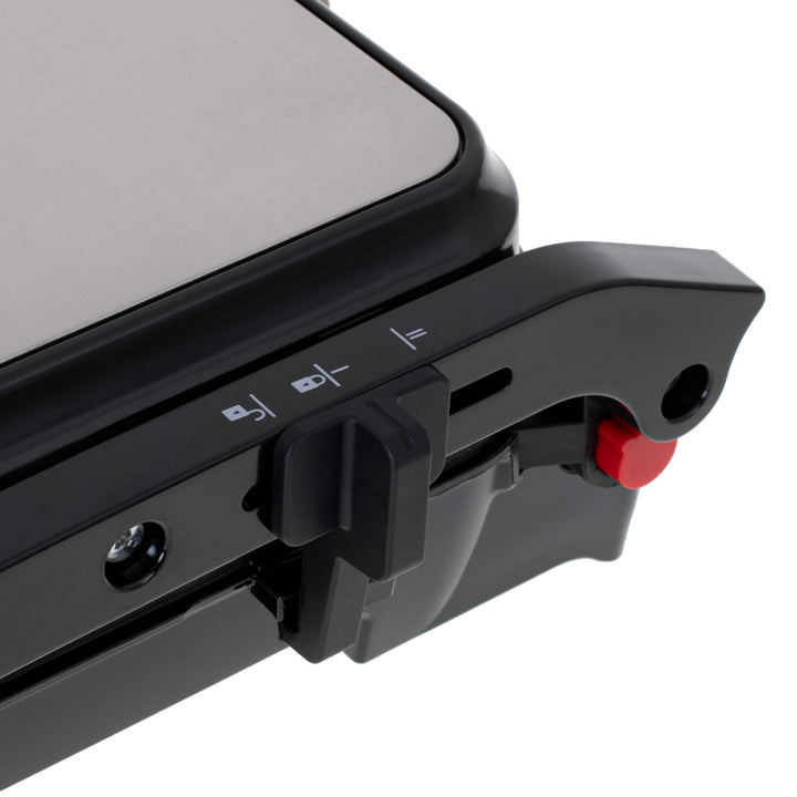 Camry elektrische grill, groot oppervlak 28x23 cm, temperatuurregeling, maximaal vermogen 2500 W, CR 3053