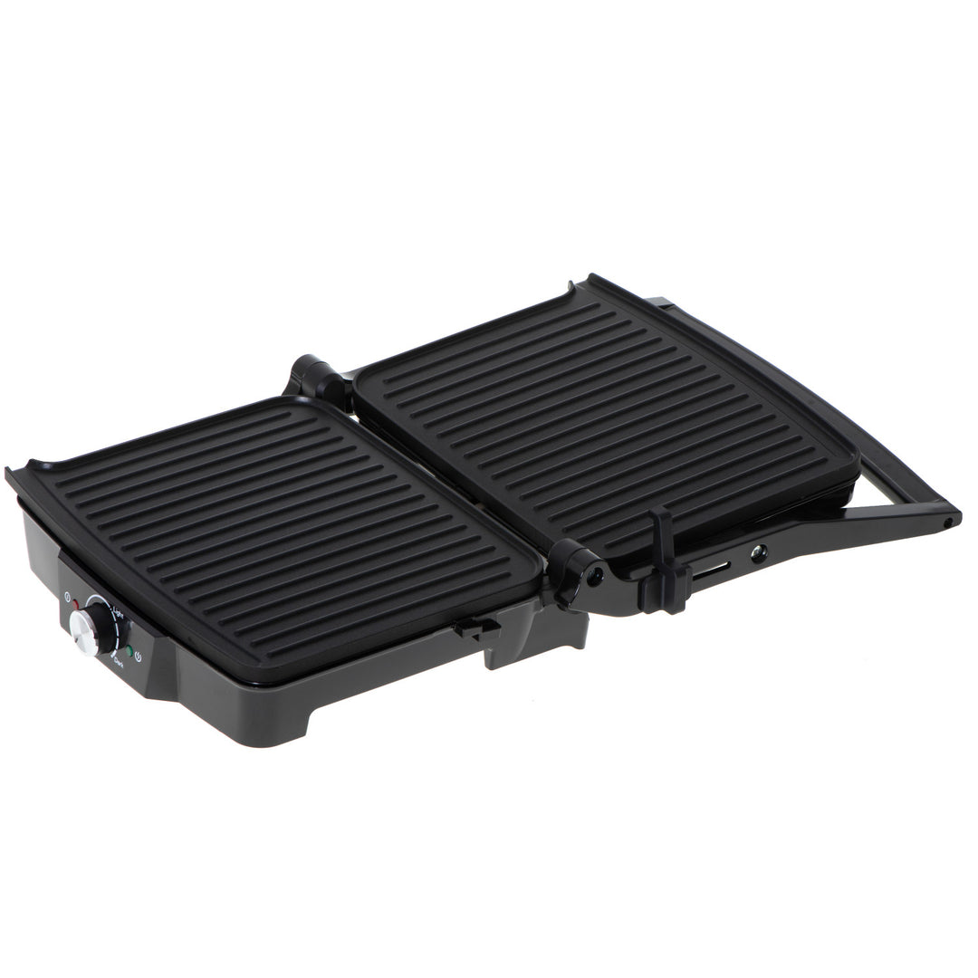 Camry elektrische grill, groot oppervlak 28x23 cm, temperatuurregeling, maximaal vermogen 2500 W, CR 3053