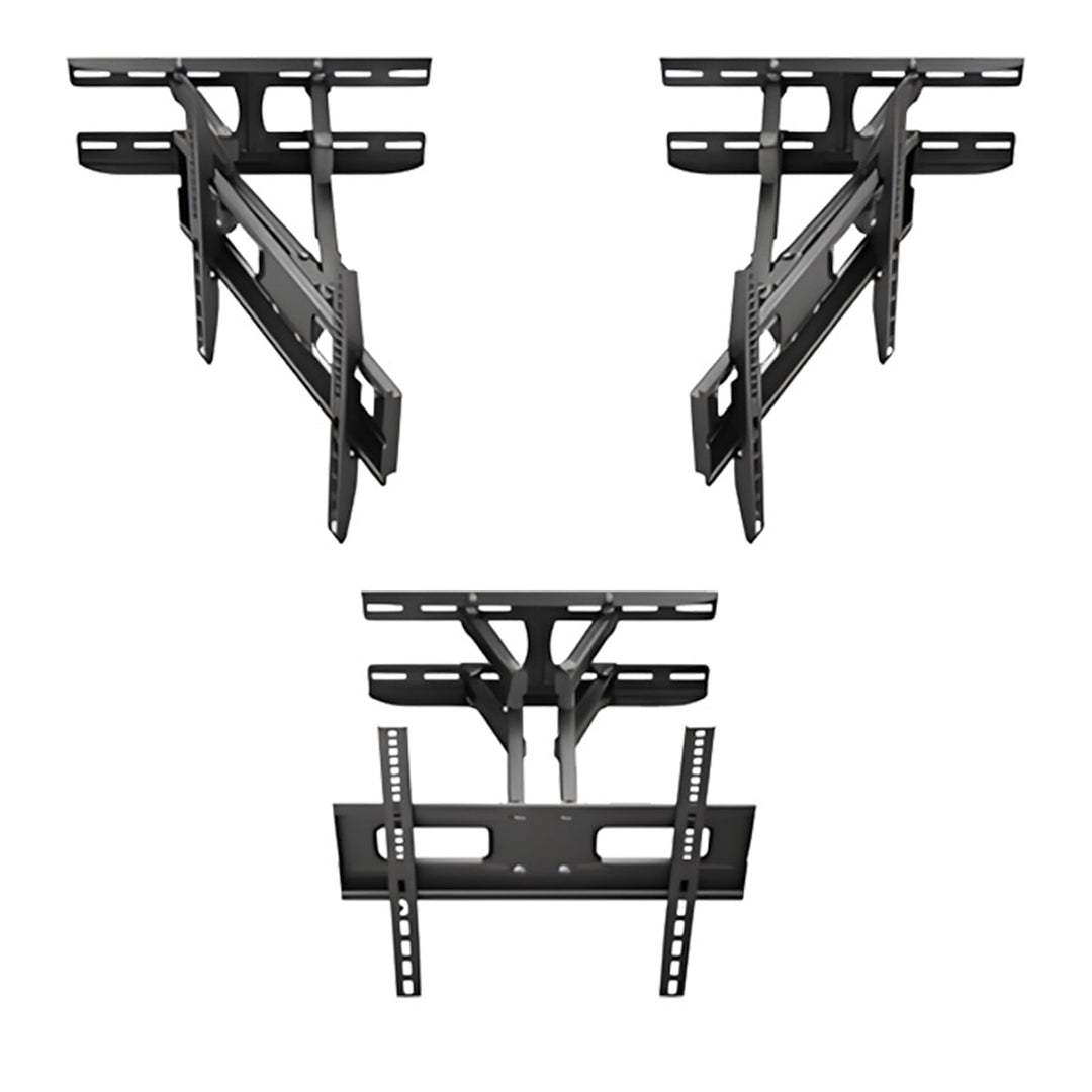 Maclean TV steun, max VESA 400x400, 32-75", 50kg, horizontale en verticale hoekverstelling, profiel 80-380mm, zwart, MC-788