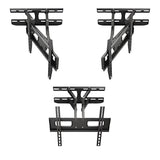 Maclean TV steun, max VESA 400x400, 32-75", 50kg, horizontale en verticale hoekverstelling, profiel 80-380mm, zwart, MC-788