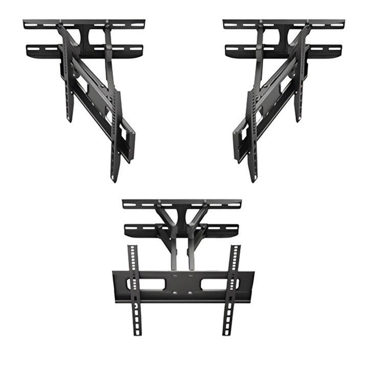 Maclean TV steun, max VESA 400x400, 32-75", 50kg, horizontale en verticale hoekverstelling, profiel 80-380mm, zwart, MC-788