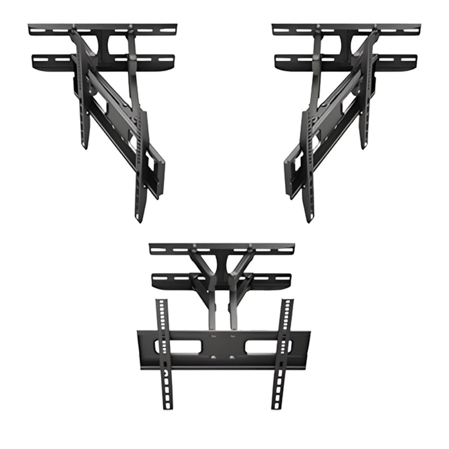 Maclean TV steun, max VESA 400x400, 32-75", 50kg, horizontale en verticale hoekverstelling, profiel 80-380mm, zwart, MC-788