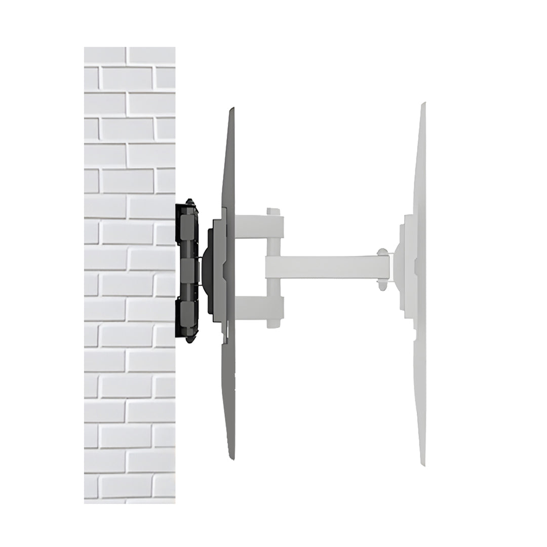 Maclean TV steun, max VESA 400x400, 32-75", 50kg, horizontale en verticale hoekverstelling, profiel 80-380mm, zwart, MC-788