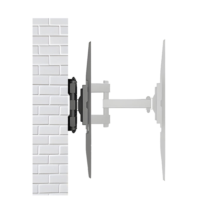 Maclean TV steun, max VESA 400x400, 32-75", 50kg, horizontale en verticale hoekverstelling, profiel 80-380mm, zwart, MC-788