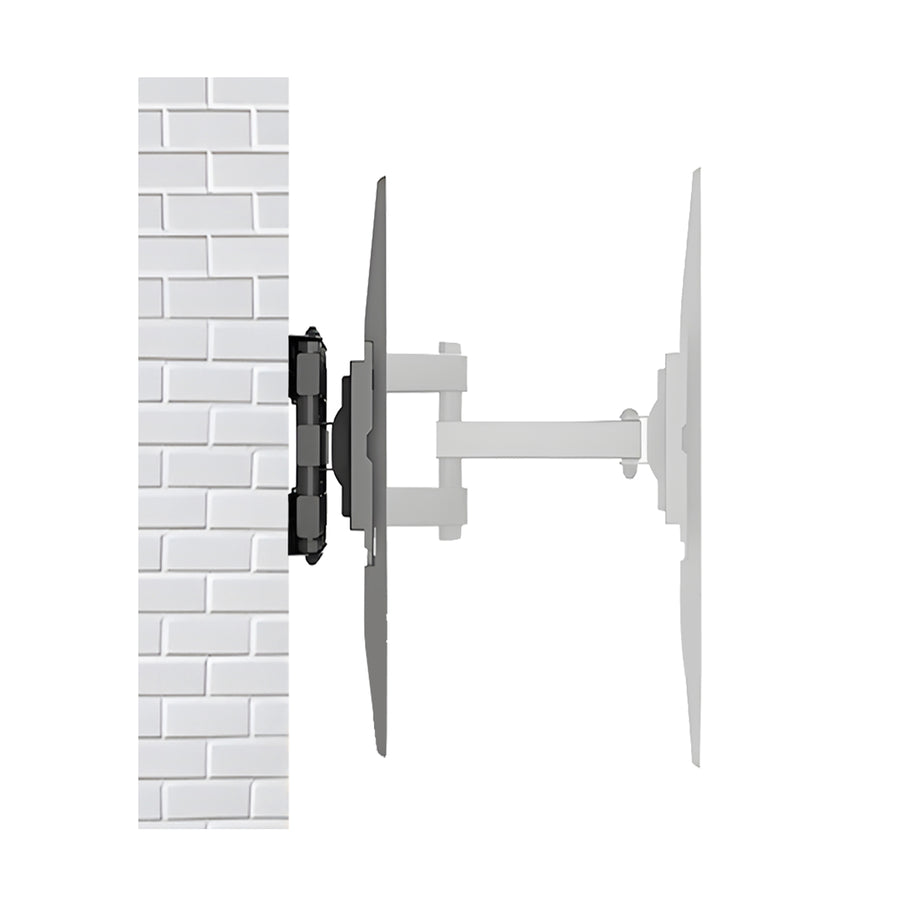 Maclean TV steun, max VESA 400x400, 32-75", 50kg, horizontale en verticale hoekverstelling, profiel 80-380mm, zwart, MC-788