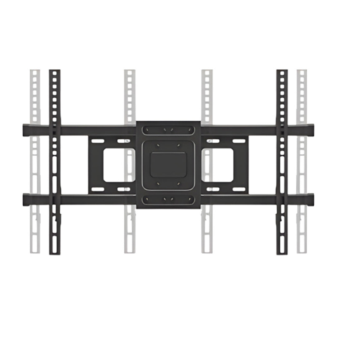 Maclean TV beugel, max VESA 600x400, 32-85", 60kg, horizontale en verticale hoekverstelling, profiel 65-390mm, zwart, MC-789
