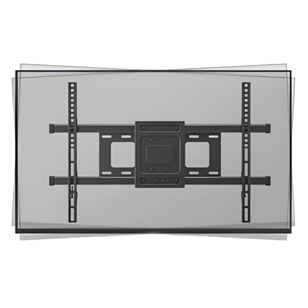 Maclean TV beugel, max VESA 600x400, 32-85", 60kg, horizontale en verticale hoekverstelling, profiel 65-390mm, zwart, MC-789
