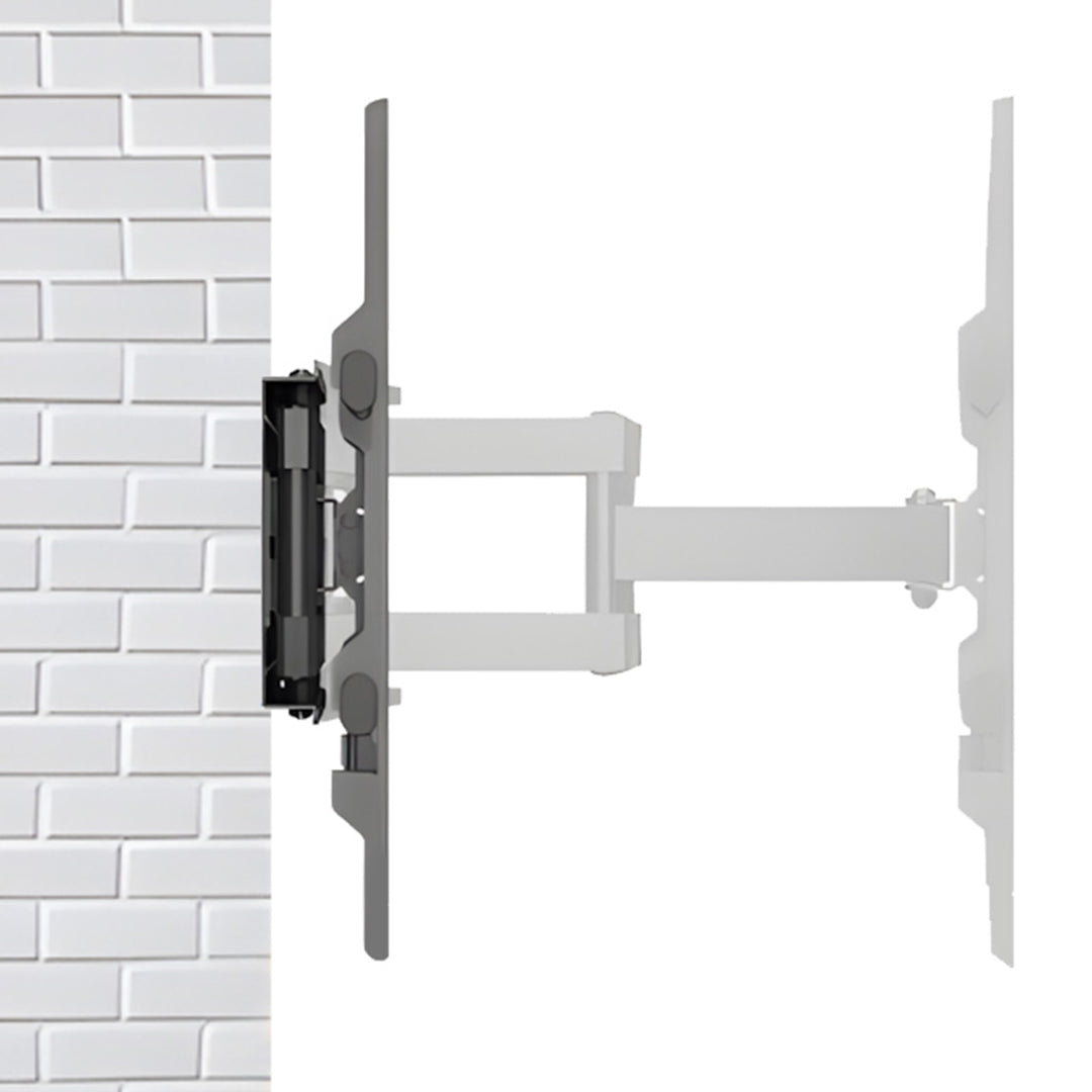 Maclean TV beugel, max VESA 600x400, 32-85", 60kg, horizontale en verticale hoekverstelling, profiel 65-390mm, zwart, MC-789