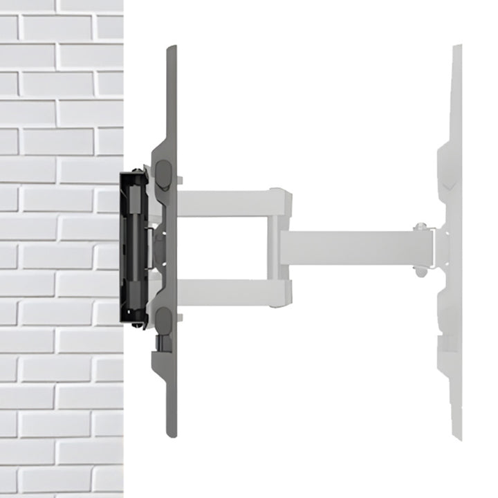 Maclean TV beugel, max VESA 600x400, 32-85", 60kg, horizontale en verticale hoekverstelling, profiel 65-390mm, zwart, MC-789