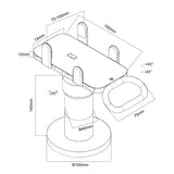 Maclean betaalautomaathouder, POS, universeel, MC-819