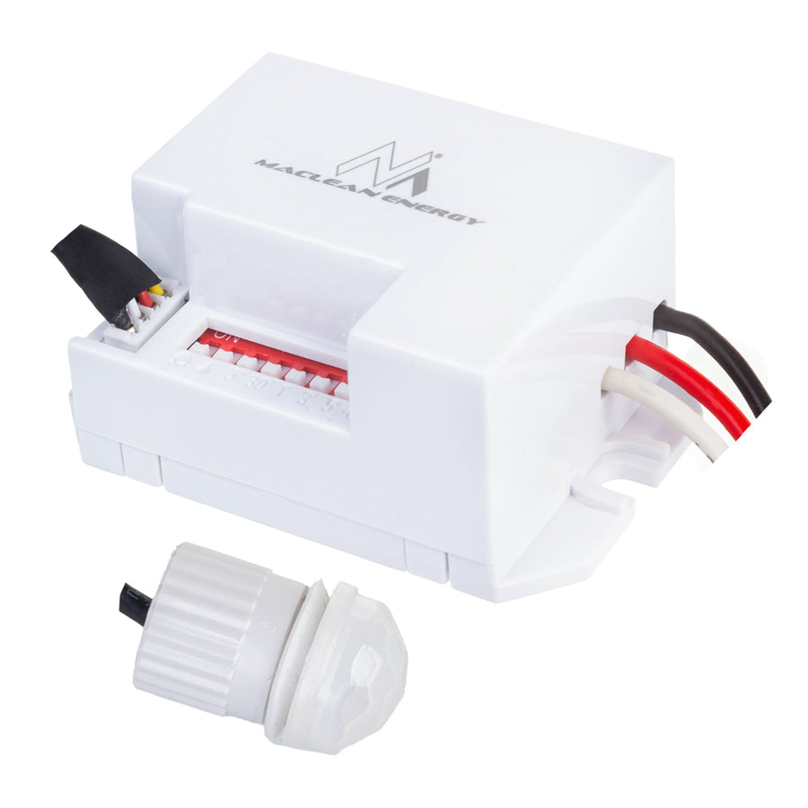 Maclean PIR bewegingsmelder, met externe sensor, 12-24V DC, 360°, MCE32 V