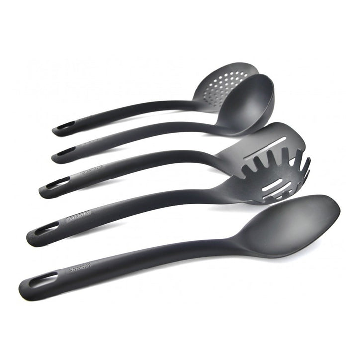 Practic Handy - Kookgerei - Set van 5 Kookgerei + 15 cm beker - Zwart