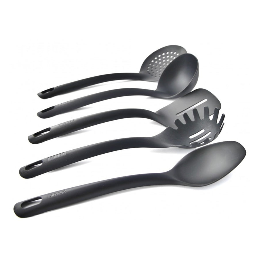 Practic Handy - Kookgerei - Set van 5 Kookgerei + 15 cm beker - Zwart