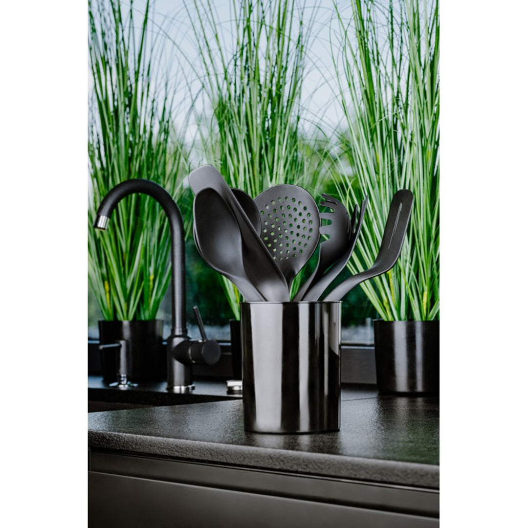 Practic Handy - Kookgerei - Set van 5 Kookgerei + 15 cm beker - Zwart