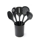 Practic Handy - Kookgerei - Set van 5 Kookgerei + 15 cm beker - Zwart