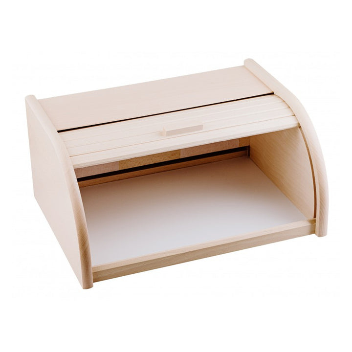 Praktische brooddoos, hout, beweegbare jaloezie, 20080400