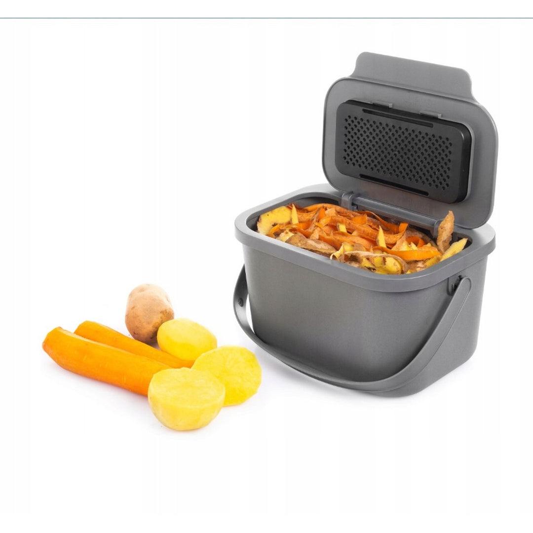 Practic Mini Bini - Bioafvalbak - inhoud 4,5 liter - grijs
