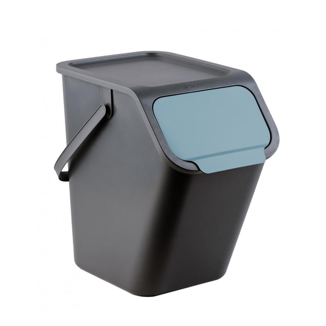Practic - Prullenbak -containerset, voor scheiding, 4x25l, zwart, Bini 10100577