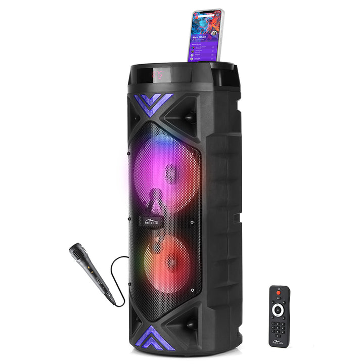 Media-Tech draagbare luidspreker, karaoke, Bluetooth 5.0, 1400W, MT3182