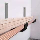 Muurbevestiging Maclean, voor banden, wielen, ladder, fiets, staal, max. belasting 10kg, MC-480