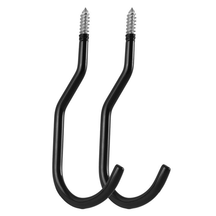 Set van 2 Maclean plafondhaken, voor ladder, fiets, tuinslang, staal, max. belasting 10 kg/handgreep, MC-485