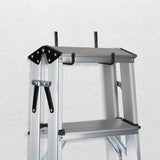 Set van 2 Maclean muurbeugels, voor banden, wielen, ladder, fiets, staal, max. belasting 22kg/beugel, MC-488