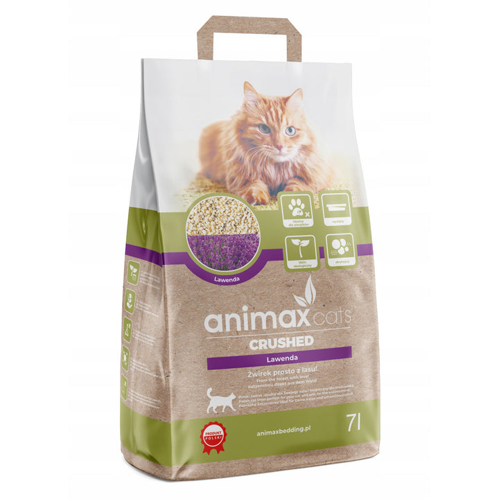 Nest, lavendel, geplet, 7 liter, Animax