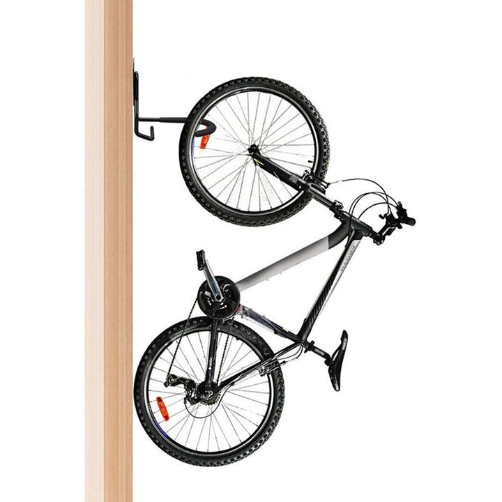 Maclean - Set van 2 stuks Fiets muurbeugel - Wandmontage - Ophangsysteem - verticaal - max. belasting 20kg - Zwart