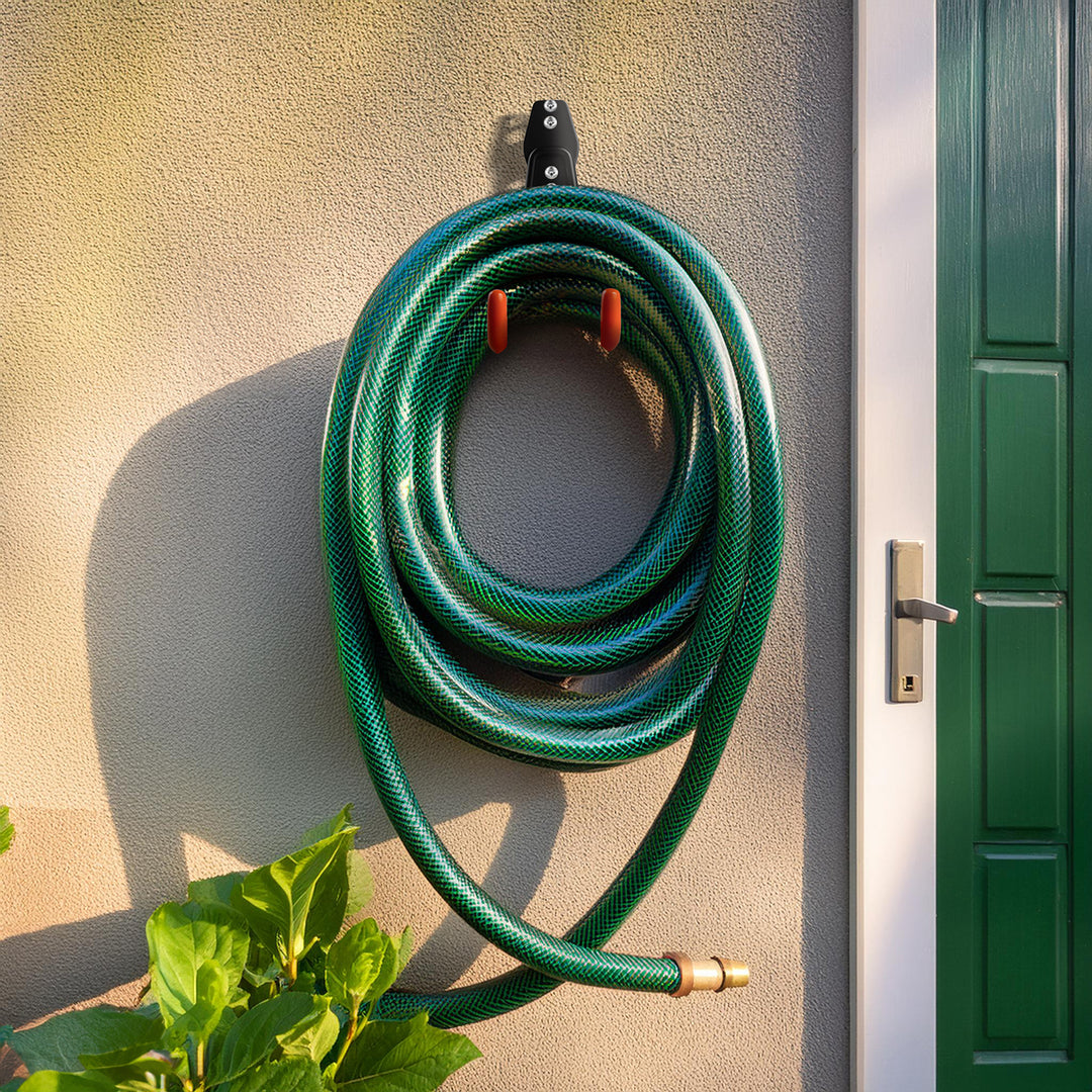 Maclean-  Set van 2 stuks Garage wandsteun voor banden, tuingereedschap, ladder, slangen, fiets, max. belasting 25kg, MC-444