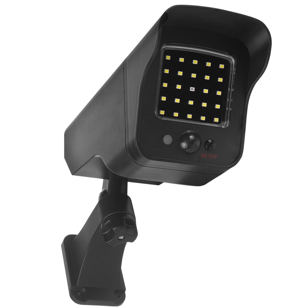 Maclean - Dummy Camera set van 4 stuks - SOL1803S - zonne-energie - knipperende LED bewegingsmelder LED verlichting - Zwart